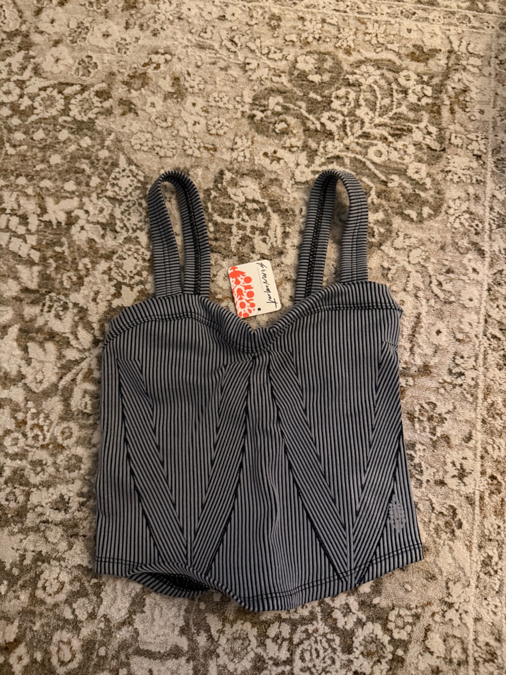Free People Movement Perfectly Plaited Cami - Blk Combo
